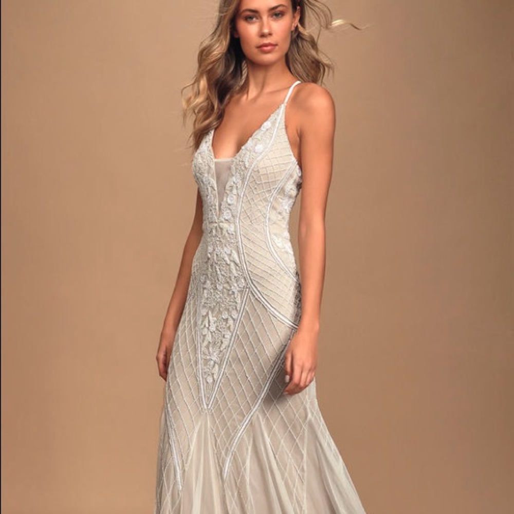 My loss your gain. This dress is classy and sexy. Lulus This I Promise You dress